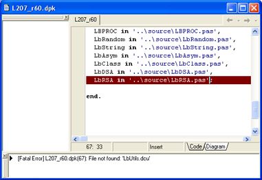 Instalar componentes Delphi - Error, fichero no encontrado
